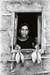 ITURBIDE, GRACIELA (1942- ) Cuatro pescaditos [Four fish] * Mercado Juchitan [Juchitan market].